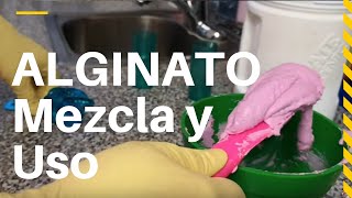 ALGINATO👅 MEZCLA Y USO MaterialesDentales Kromopan dental [upl. by Annirtak]