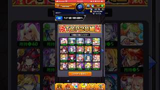 モンスト 人気投票ガチャ TOP20 [upl. by Thorn]