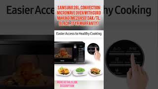 Samsung 28L Convection Microwave Oven with Curd MakingMC28A5013AKTL Black 10 Yr warranty [upl. by Crary348]