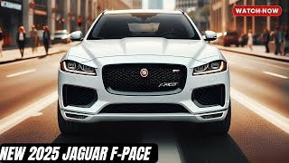 NEW 2025 Jaguar FPACE  With an updated more powerful engine  First Look [upl. by Soalokin350]