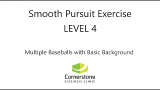 Vestibular amp Concussion Exercise – Smooth Pursuit Level 04 [upl. by Oriane]