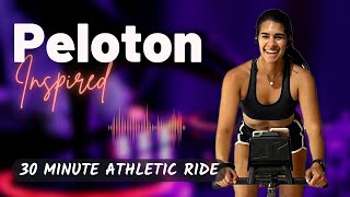 30 Minute PELOTON Inspired HIIT Spin Class [upl. by Irwin]