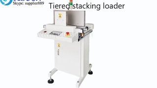 stacking unloaderPCB bare board loaderLoading PCB bare panel machinePCB stacking loader [upl. by Ylicis379]