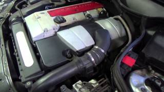 w203 c200 compressor engine sound [upl. by Ynobe]