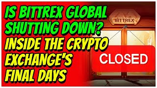 Is Bittrex Global Shutting Down Inside the Crypto Exchanges Final Days [upl. by Narton]