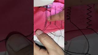 Triple Straight Stitch Stretch Stitch ZigZag Stitch and Overcasting Stitch shorts sewing [upl. by Saihttam]