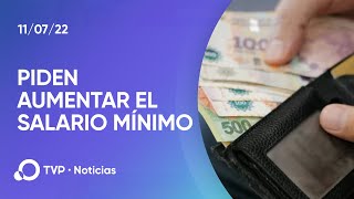 Piden aumentar el salario mínimo [upl. by Niak]