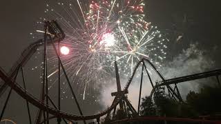 Civic Holiday Fireworks  Canadas Wonderland  8623 [upl. by Goldenberg]