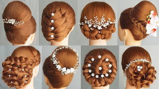 TOP 8 Easy Wedding Hairstyles You Need To Try  Glamorous Hair Styles Long Hair [upl. by Adora]