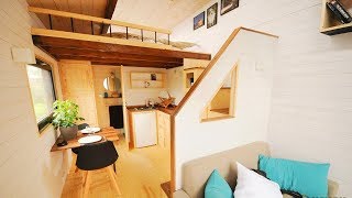 Stunning Beautiful Escapade Tiny House By French Based Baluchon  Living Design For A Tiny House [upl. by Ativ831]