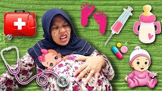 Kisah Ibu Hamil Mau Melahirkan Bayi Lucu Kembar Dua 💞 Tipe Ibu Hamil Melahirkan 💞 Dokter Dokteran [upl. by Helprin]