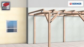 Ancoraggio di una pergola in legno [upl. by Atisusej]