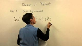 Divide Polynomial by Monomial [upl. by Nemajneb]