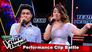 Ravi Vs Sanju quotMayaquot Battle Round  The Voice of Nepal 2021 [upl. by Yasui]