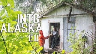 Finding a Remote Cabin amp Portaging into a Glacier  10Days Family Camping in Alaskan amp BC Wild E11 [upl. by Blondelle]