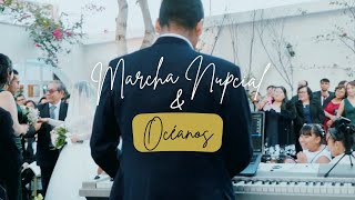 Marcha Nupcial y Océanos  Piano Cover Instrumental F Mendelssohn y Hillsong [upl. by Dranreb267]