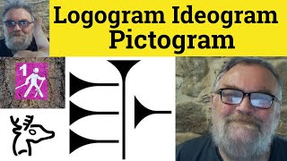 🔵 Logogram Ideogram or Pictogram Meaning  Logogram Examples  Pictogram Defined  Linguistics [upl. by Yrffoeg]