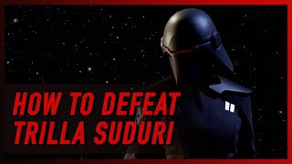 HOW TO DEFEAT TRILLA SUDURI 🔥  Final Boss Inquisitor  Full Guide  Star Wars JEDI FALLEN ORDER [upl. by Fleece289]