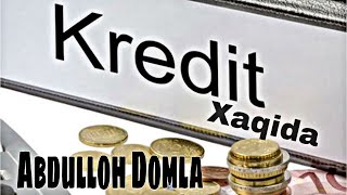 Абдуллох домла кредит хакида Abdulloh domla kredit xaqida [upl. by Yelsek]