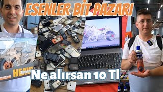 Esenler Bit Pazarı  Ne alırsan 10 TL [upl. by Dowzall]