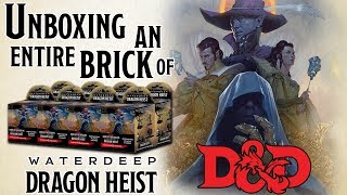 Unboxing an Entire Brick of Dungeons and Dragons Icons of the Realms Waterdeep Dragon Heist Minis [upl. by Ruben70]