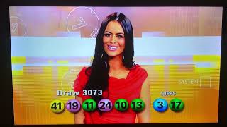 Channel Seven Tattslotto Draw 3073 31122010 [upl. by Onitram]