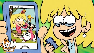 Every Time Lori Uses Her Cellphone  Compilation  The Loud House [upl. by Enohs]