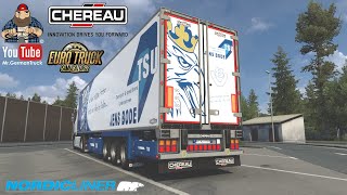 ETS2 v143 Chereau Trailer amp Tuning v10 [upl. by Initirb]