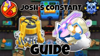 Joshs Constant  Workshop CHIMPS GUIDE by Birdz  BTD6 [upl. by Aerdnaid]