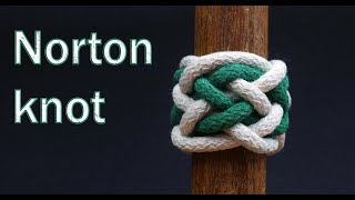 Norton knot on a 5L4B turks head knot [upl. by Naitsabas]