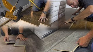 How to Install Vinyl Flooring  Laminate Flooring and Hardwood [upl. by Cristiona284]