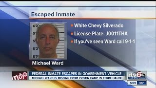 Inmate escapes from federal prison in Terre Haute [upl. by Bernetta140]