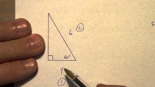 Lesson 74  Part 2  Using Special Right Triangle Ratios [upl. by Llerdnek]