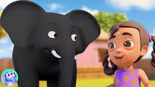 एक मोटा हाथी गाँव को चला Ek Mota Hathi  Best Hindi Rhymes by Nimboo Kids [upl. by Pulchia]