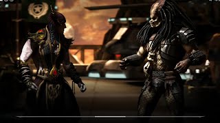 Shinnok Vs Predator Mortal kombat X [upl. by Ardnasela]