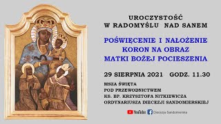 Poświęcenie i nałożenie koron na obraz Matki Bożej Pocieszenia [upl. by Ainet]