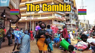 The Real Streets of Wellingara The Gambia in 2024 [upl. by Annahsat]