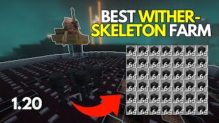 EASIEST WITHER SKELETON farm for Minecraft Bedrock 120 [upl. by Broddie140]