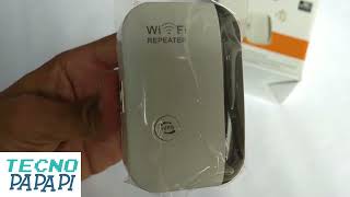 Reseña del repetidor Wireless N Wifi Repeater [upl. by Aetnuahs807]