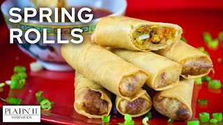 The BEST Vegetarian Spring Rolls  Shorts Favourites [upl. by Maxia]