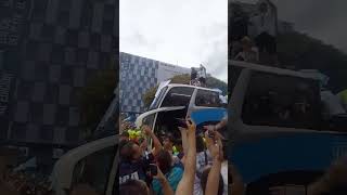 Racing en el obelisco El Campeón de la Sudamericana con su hinchada Gentileza de mí amigo Lucas [upl. by Marsiella94]