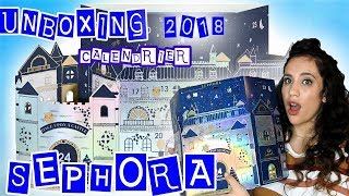 UNBOXING CALENDRIER DE LAVENT SEPHORA 2018 [upl. by Yekciv]