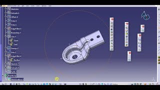 CATIA V5  Assignment No 1  Surface part Generative shape design [upl. by Alrick]