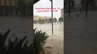 Galveston TX Flooding  July 8 2024 Dramatic Rising Waters [upl. by Conal]