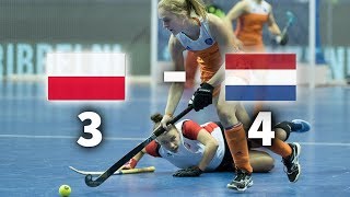 Alle goals van de WKwedstrijd Polen  Oranje Dames Zaal 34 [upl. by Eula]