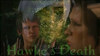 Dragon Age Inquisition Hawkes Death Fenris Romance [upl. by Leoy709]