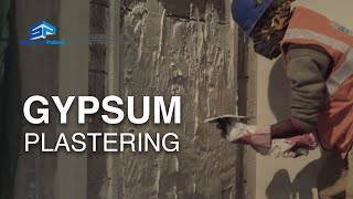 Gypsum Plastering  SP Hand Skills Training Video Hindi [upl. by Zeugirdor]