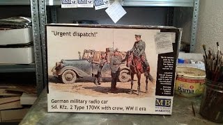 Kit review Masterbox quoturgent dispatchquot Kfz 2 in 135 scale [upl. by Sillig]