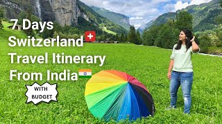 How To Plan Switzerland Trip From India Swiss Travel Plan In Hindi Flight Visa Hotels All Costs [upl. by Reisch51]