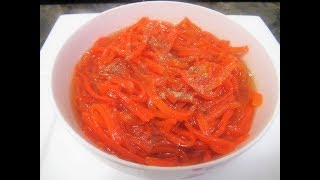 Murabba e Zardak  Afghani Sweet Ramadan Recipe Gajar Ka Murabba Carrot Jam Dessert مرباي زردك [upl. by Dubenko]